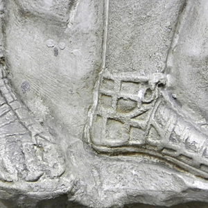 Cast of a detail from Trajan’s Column. Museum of Roman Civilisation, Rome; original relief, early second century CE.