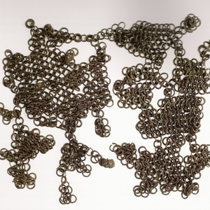 Fragments of Lorica hamata. Zagreb Archaeological Museum. 1st century AD
