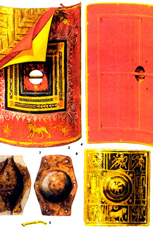 Construction of the Dura-Europos scutum: explanatory diagram.