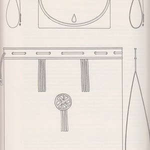 Выкройка сумки из пещеры писем. Иудея. 70-135 года н. э.