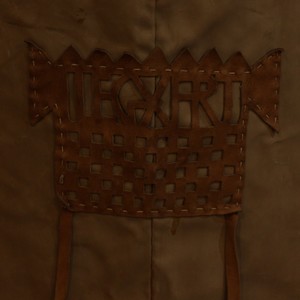 Reconstructed tabula ansata for Legio X Fretensis.