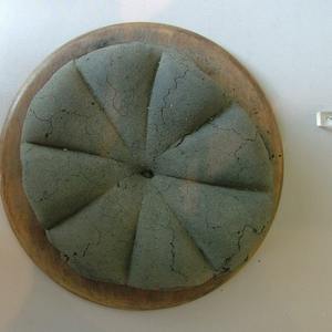 Roman round bread. National Archaeological Museum of Naples. 1st century AD