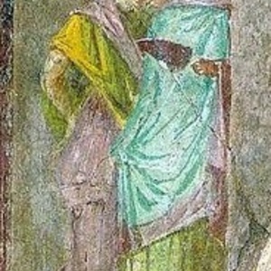 Fresco from Pompeii. The surgeon's house. National Archaeological Museum of Naples (inv. 9018). 50-79 AD