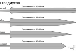 Схема типов гладиусов