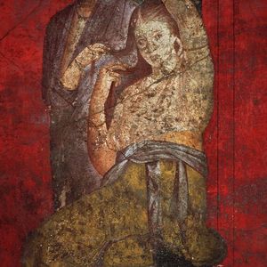 Fresco from the Villa of the Mysteries,Pompeii. 1st century AD