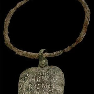 Рабский ошейник. Национальный римский музей. 3-4 век н.э.