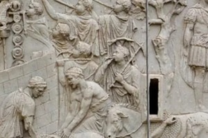Фрагмент с колонны Траяна. Начало 2-го века н.э.