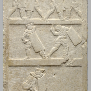 Stella with gladiators. Yale University Art Gallery. 2nd century AD