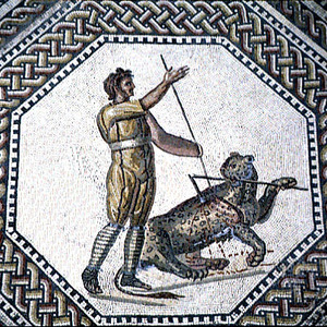 Мозаика с бестиарием. Nennig, Roman villa. Германия. 2-3 век н.э.