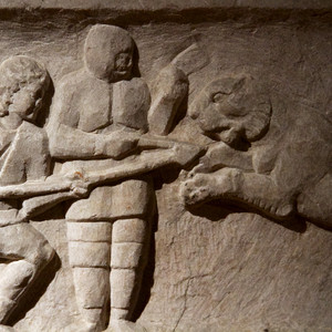 Бестиарии. Мрамор. Germiyan Village, Malkara-Teridağ. Инв.№ 1219 T. Музей археологии Истамбула. 2-3 век н.э.