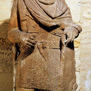 Statue of a Gallic warrior "Guerrier de Vacheres". Calvert - Avignon-F Museum. 1st century BC