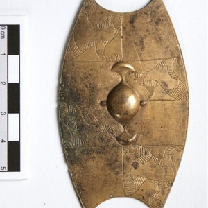 Votive bronze shield. The British Museum. 350-50 BC
