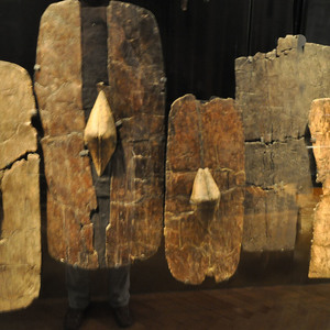 Shields from Hjertspring. Historical Museum,Copenhagen. 4th-3rd century BC