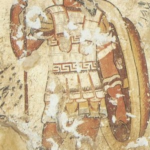 Fresco from the tomb of Orcus (Orcus in Tarquinia II). 340-320 BC