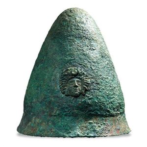 Pilos helmet. Pierre Bergé & Associés auction. Fourth–third century BCE.
