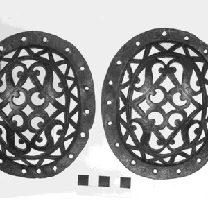 Horse eye protection, type A. Rheinisches Landesmuseum, Bonn, Inv. 7843/7844. 1st century AD
