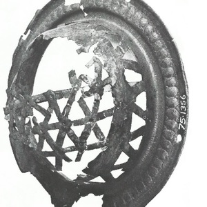 Three-part chanfron eyecup type C,II-III centuries AD,Ingolstadt Museum,Germany