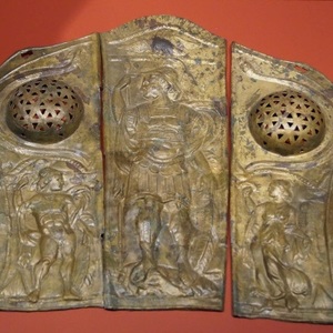 Large three-part schamnfron, type C, first third of the 3rd century AD, Straubodenmuseum, Straubing, Germany.