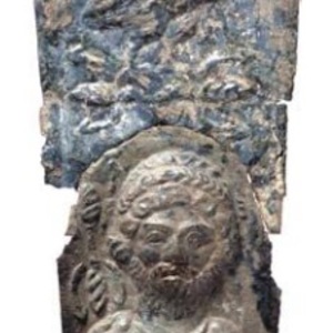 Fragment of the central chanfron panel,type C,II-III century AD,Mainz,Germany.