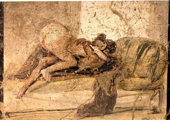 9 эротических фресок из Помпей