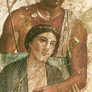 Mural with Venus and Mars. Pompeii. 1st century AD