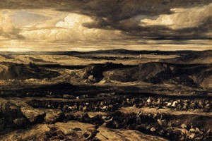 Художник Александр Габриэль Декамп (1803–1860 гг.). Картина «Поражение кимвров» (1833 г.). Лувр, Париж, Франция