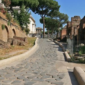 Holy road (Via Sacra). Rome,modern view