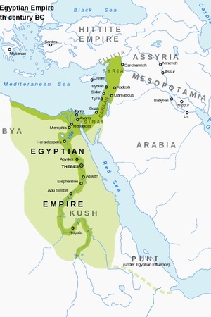 Map of Ancient Egypt and the Nile valley. It helps locate Upper and Lower Egypt, the Delta, Memphis, Thebes and the main zones of historical development.