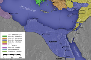 Map of Hellenistic Egypt