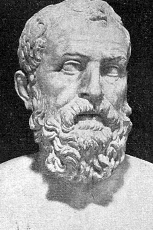 Bust identified as Solon. National Archaeological Museum, Naples.