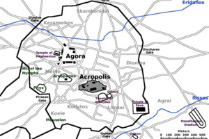 Map of Ancient Athens
