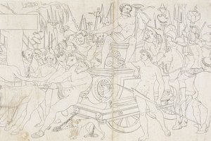 Ганс Гольбейн Младший. Эпизод с двумя конями. 1515-1532 года нашей эры