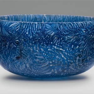 Mosaic bowl. Location: J. Paul Getty Museum,Los Angeles. 1st century BC