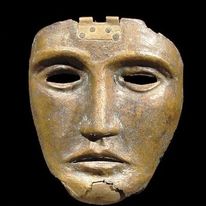 Bronze Roman cavalry mask. 2nd century AD