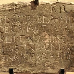 Tombstone of a Legio VI Victrix soldier named Agricola. Museum of the City of London,England. Date: ca. 197-ca. 300 AD