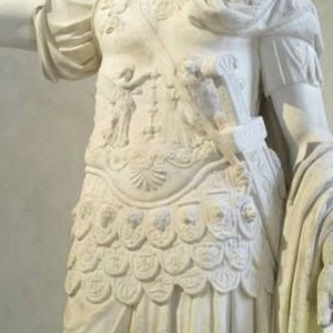 Statue of the Emperor Titus with parasonium. Second half of the 1st century AD
