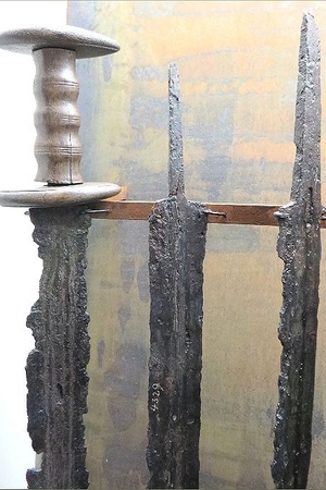 Spathas from Nydam Bog, 3rd-4th centuries AD.
