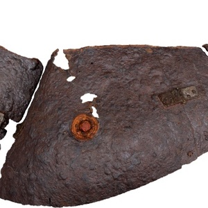 elements of a Kalkrize-type lorica found in 2020, 1st century AD.