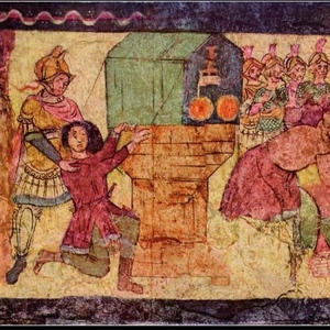 Фреска из синагоги Дуры Европос, III век н.э.