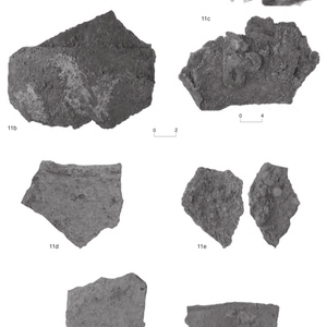 Lorica segmentata plates from Gamla, second half of the 1st century AD.