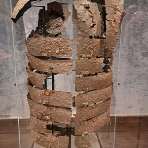 Lorica of the Kalkrize type, found in 2020, I-th century AD. Front view.