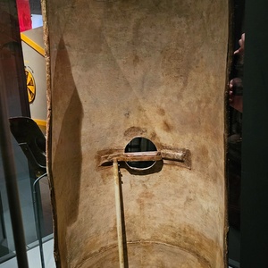 Reverse of the Dura-Europos scutum after conservation. Third century CE; excavated in the 1930s. Yale University Art Gallery.