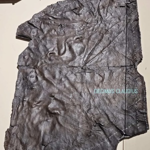 Roman leather shield cover, 142–180 CE. The Hunterian, Glasgow.