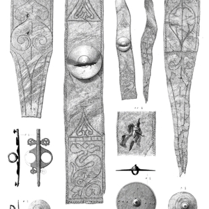 Military belt from Vimose, Denmark; second–third century CE. Its northern European find context should not be equated automatically with Roman military service.