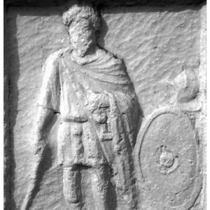 Надгробие легионера Юлия Авфидия из XVI Flavia Firma, III в. Музей г. Верия, Греция