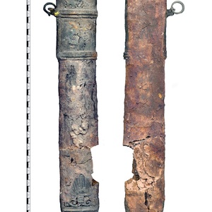 Pompeii - type sword with scabbard from the Villa of the Mysteries in Pompeii (Italy), 79 AD.