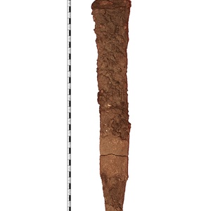 Gladius of the Mainz type from one of the monuments of the Bay of Naples, possibly Pompeii (Italy), 79 AD.