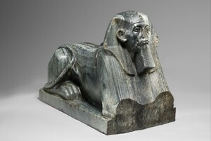 Sphinx of Senwosret III. Dynasty 12, ca. 1878-1840 BC; Metropolitan Museum of Art.