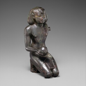 Ritual statuette of Thutmose III. Dynasty 18, ca. 1479-1425 BC; Metropolitan Museum of Art.