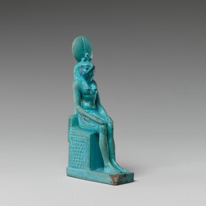 Statuette of Re-Harakhty. Ptolemaic Period, 332-30 BC; Metropolitan Museum of Art.